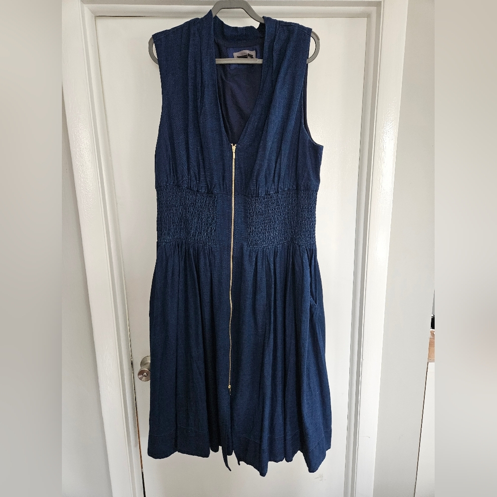 Anthropologie Tommie Cap-Sleev Dress